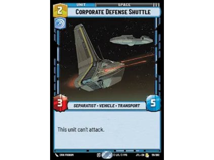 Corporate Defense Shuttle 059/202 - Jump to Lightspeed