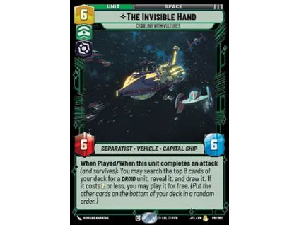 The Invisible Hand, Crawling With Vultures 089/202 - Jump to Lightspeed