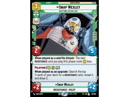 Snap Wexley, Resistance Recon Flier 098/202 - Jump to Lightspeed