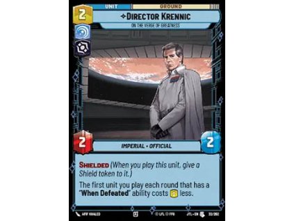 Director Krennic, On the Verge of Greatness 032/202 - Jump to Lightspeed