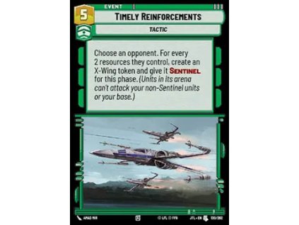 Timely Reinforcements 130/202 - Jump to Lightspeed