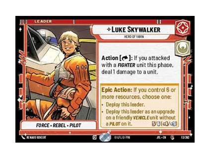 Luke Skywalker, Hero of Yavin 012/202 - Jump to Lightspeed