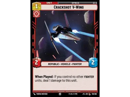 Crackshot V-Wing 158/202 - Jump to Lightspeed