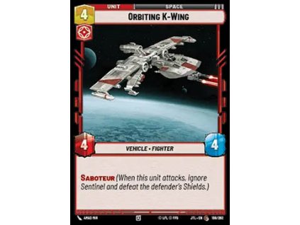 Orbiting K-Wing 166/202 - Jump to Lightspeed