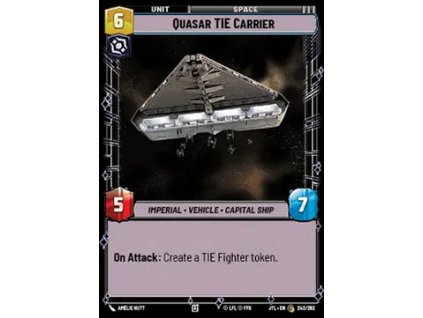 Quasar TIE Carrier 243/202 - Jump to Lightspeed