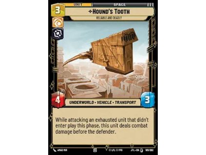 Hound's Tooth, Reliable and Deadly 185/202 - Jump to Lightspeed