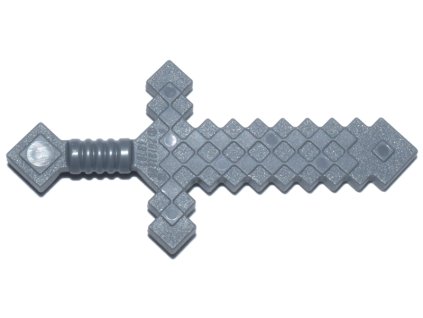 LEGO Sword Pixelated (Minecraft) 18787 tmavě šedý
