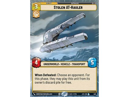 Stolen AT-Hauler 483 - Jump to Lightspeed: Extras