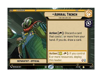 Admiral Trench, Chk-chk-chk-chk 276 - Jump to Lightspeed: Extras