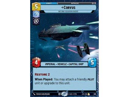 Corvus, Inferno Squadron Raider 300 - Jump to Lightspeed: Extras