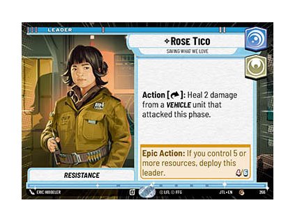 Rose Tico, Saving What We Love 266 - Jump to Lightspeed: Extras