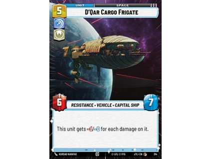 D'Qar Cargo Frigate 314 - Jump to Lightspeed: Extras