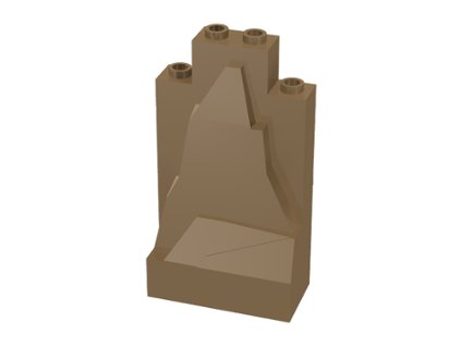 LEGO 47847 Rock Panel 2 x 4 x 6 běžový