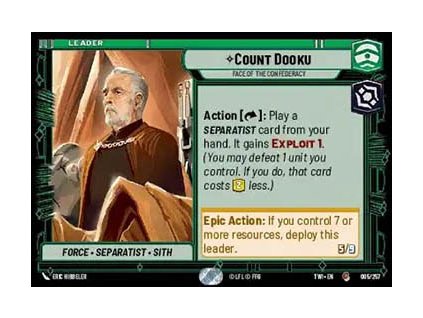 Count Dooku 005/257 - Twilight of the Republic