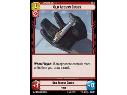 Old Access Codes 168/257 - Twilight of the Republic