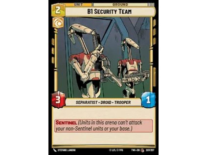 B1 Security Team 207/257 - Twilight of the Republic