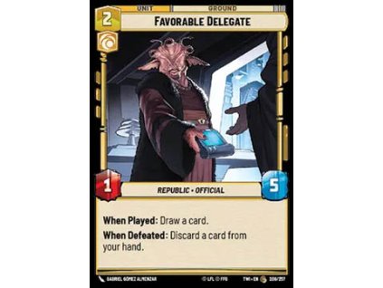 Favorable Delegate 208/257 - Twilight of the Republic