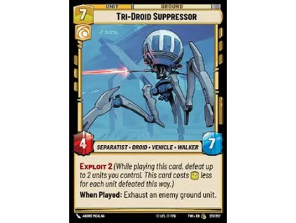 Tri-Droid Suppressor 217/257 - Twilight of the Republic