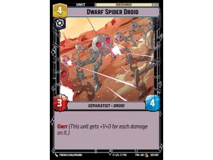 Dwarf Spider Droid 231/257 - Twilight of the Republic