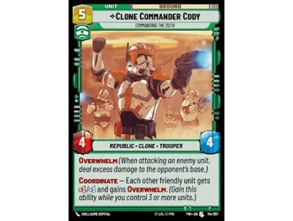 Clone Commander Cody 114/257 - Twilight of the Republic