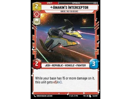 Anakin's Interceptor 142/257 - Twilight of the Republic