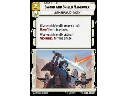 Sword and Shield Maneuver 250/257 - Twilight of the Republic