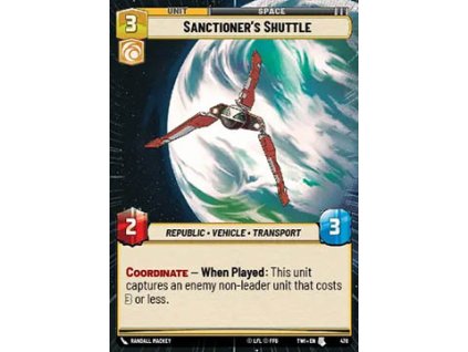 Sanctioner's Shuttle 478 - Twilight of the Republic: Extras
