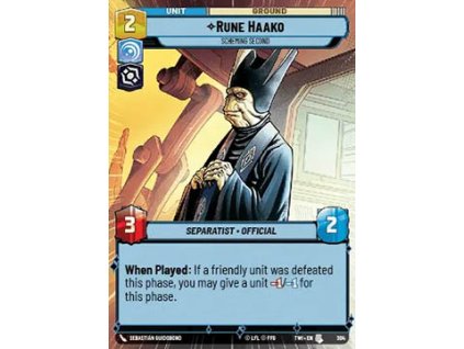 Rune Haako 304 - Twilight of the Republic: Extras