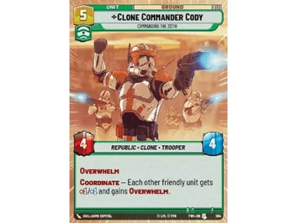 Clone Commander Cody 384 - Twilight of the Republic: Extras