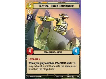 Tactical Droid Commander 449 - Twilight of the Republic: Extras