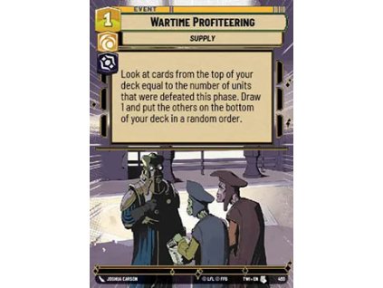 Wartime Profiteering 453 - Twilight of the Republic: Extras