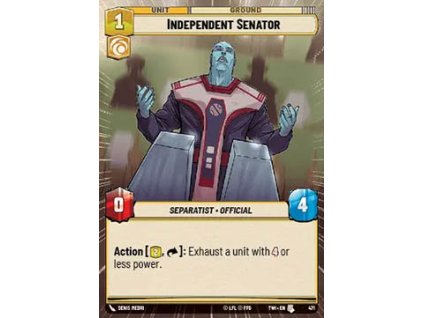 Independent Senator 471 - Twilight of the Republic: Extras