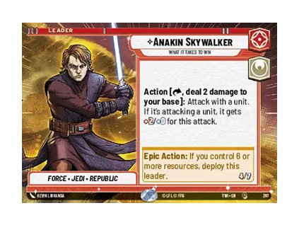 Anakin Skywalker, What it Takes to Win 287 - Twilight of the Republic: Extras