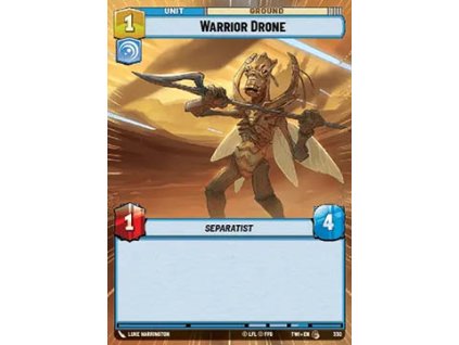 Warrior Drone 330 - Twilight of the Republic: Extras