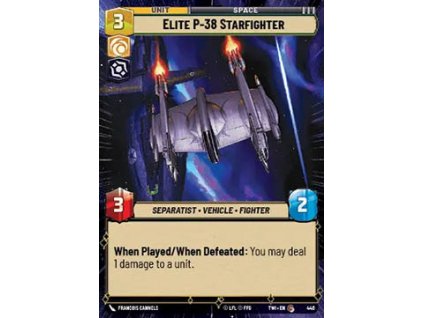 Elite P-38 Starfighter 446 - Twilight of the Republic: Extras