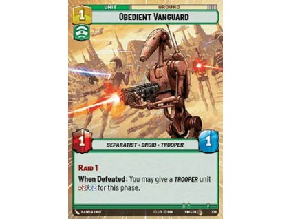 Obedient Vanguard 375 - Twilight of the Republic: Extras