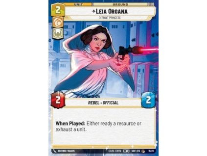 Leia Organa 011/020 - Spark of Rebellion Extras