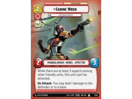 Sabine Wren 017/020 - Spark of Rebellion Extras
