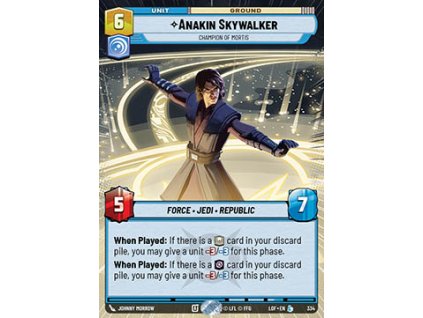 Anakin Skywalker 334/810 - Legends of the Force: Extras