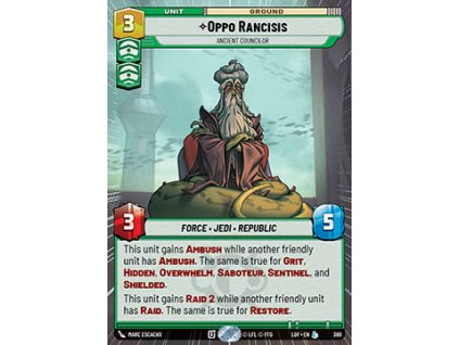 Oppo Rancisis 369/845 - Legends of the Force: Extras