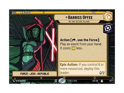 Barriss Offee 277 -Legends of the Force: Extras
