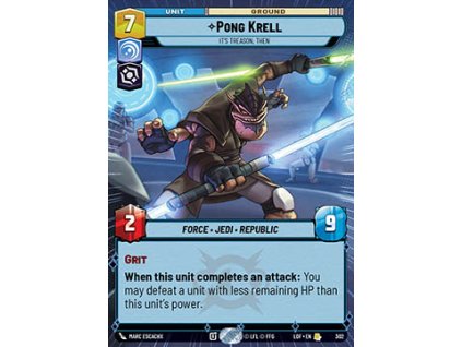 Pong Krell 302 -Legends of the Force: Extras