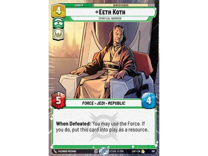 Eeth Koth 361 - Legends of the Force: Extras