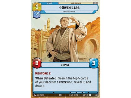 Owen Lars 321 - Legends of the Force: Extras