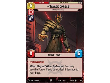 Savage Opress 401 - Legends of the Force: Extras