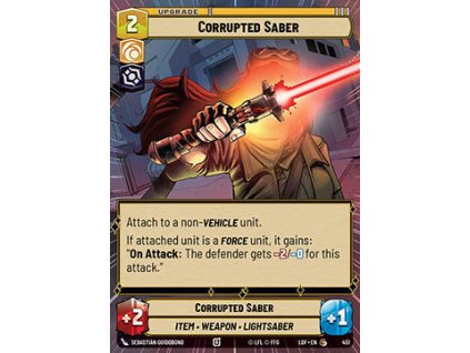 Corrupted Saber 451 - Legends of the Force: Extras