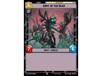Army of the Dead 236/264 - Legends of the Force