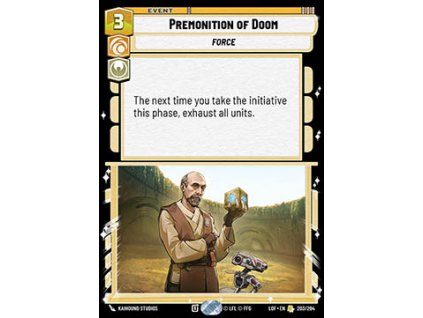 Premonition of Doom 203/264 - Legends of the Force