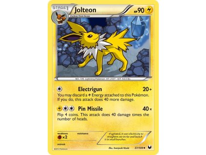 Jolteon 037/108 - Dark Explorer
