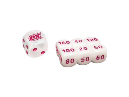 White Flare Dice Set kostky
